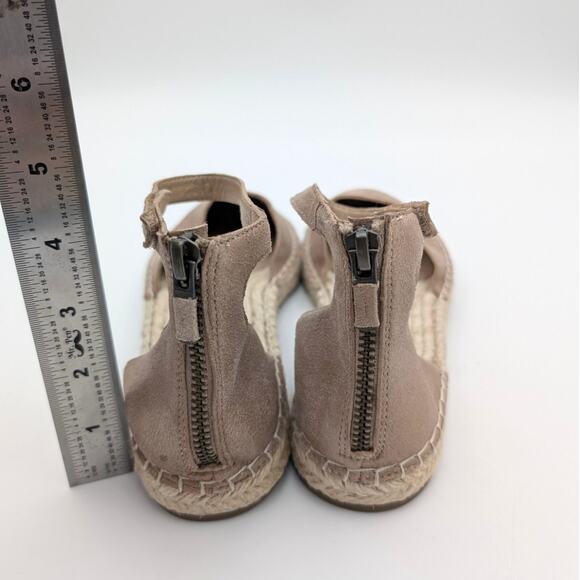 Eileen Fisher Lala Espadrille Flat Women's Closed Toe Light Gold Size US7 EU38 - Picture 4 of 12